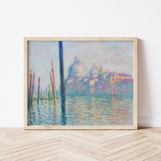 Affiche Le Grand Canal | CLAUDE MONET (Créateur téléchargé)