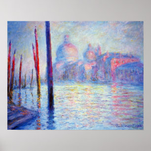 Affiche Le Grand Canal de Claude Monet