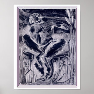 Affiche Le Grand Dieu Pan-1860 Frederic Leighton 11 x 14