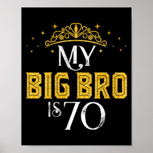 Affiche Le grand frère des femmes a 70 ans joyeux 70e