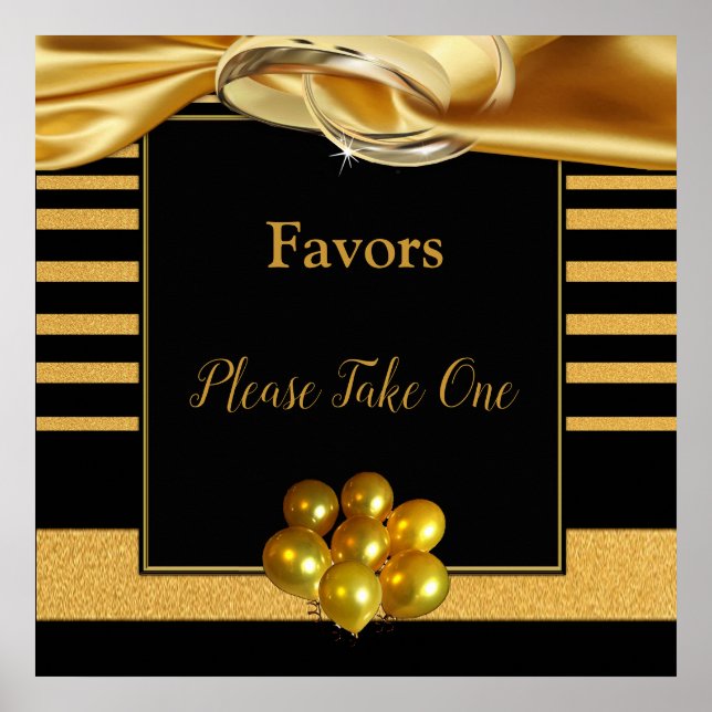 Affiche Le Grand Gatsby Inspiration Mariage Faveurs (Devant)