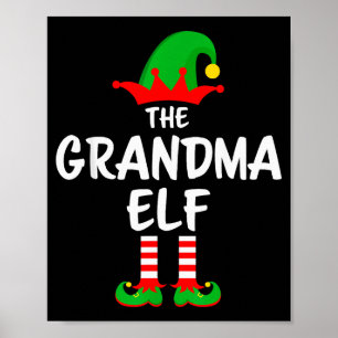 Affiche Le Grand-Mère Elf Correspondance Famille Noël