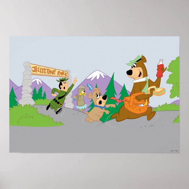 Affiche Le grand panier de pique-nique de Yogi Bear (Devant)