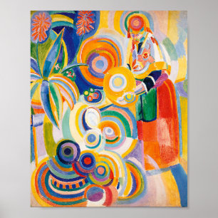 Affiche Le grand portugais par Robert Delaunay