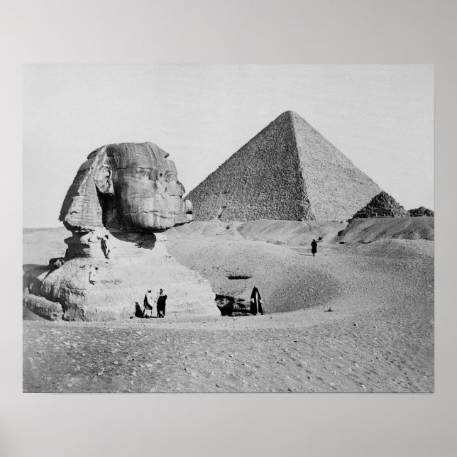 Affiche Le Grand Sphinx, 1877. Photo ancienne (Devant)