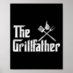 Affiche Le Grillfather Bbq Grill Et Fumeur Rbecue Chef
