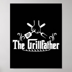 Affiche Le Grillfather Bbq Grill Et Fumeur Rbecue Chef G