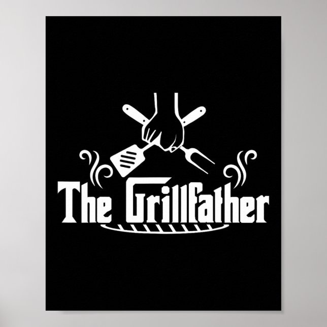 Affiche Le Grillfather Bbq Grill Et Fumeur Rbecue Chef G (Devant)