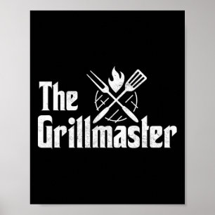 Affiche Le Grillmaster Bbq Grill Et Fumeur Rbecue Chef M