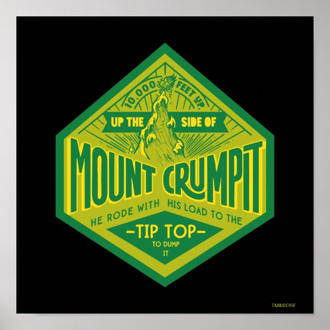 Affiche Le Grinch | Mont Crumpit (Devant)