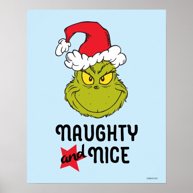 Affiche Le Grinch | Naughty et Nice (Devant)