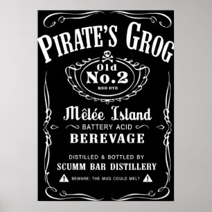Affiche Le grog de Pirate