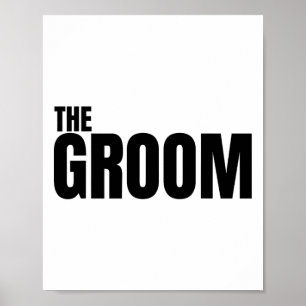 Affiche Le Groom Est Mens Mariage Fiançailles Est Bachelor