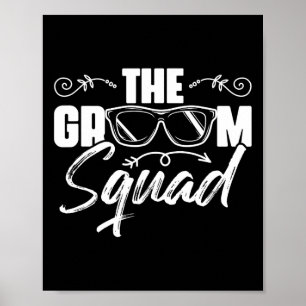 Affiche Le Groom Squad Sungles Mariage Bachelor Party Gro