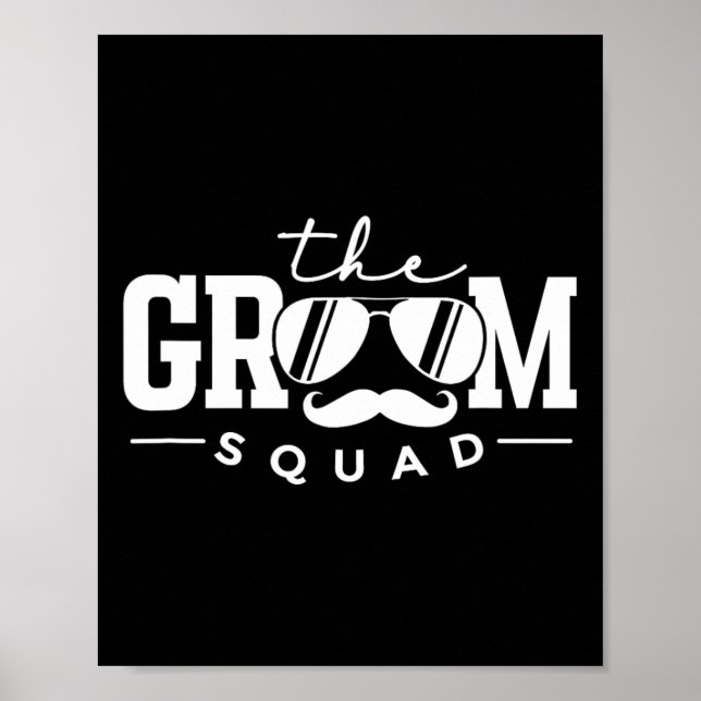 Affiche Le Groom Squad Sungles Mariage Bachelor Party Gro (Devant)