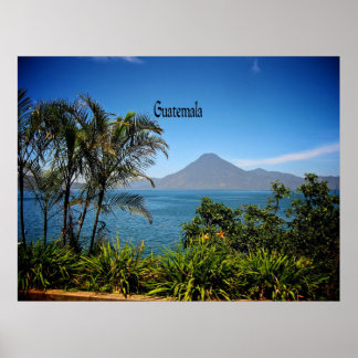 Affiche Le Guatemala, le magnifique paysage naturel