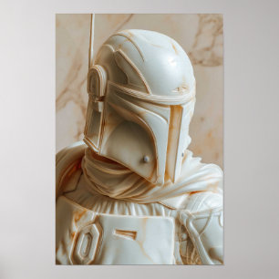 Affiche Le guerrier frappe l'art mur