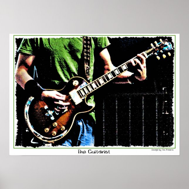 Affiche Le guitariste (Devant)