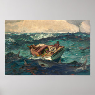 Affiche Le Gulf Stream Winslow Homer