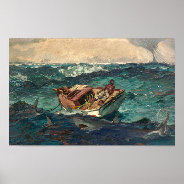 Affiche Le Gulf Stream | Winslow Homer | (Devant)