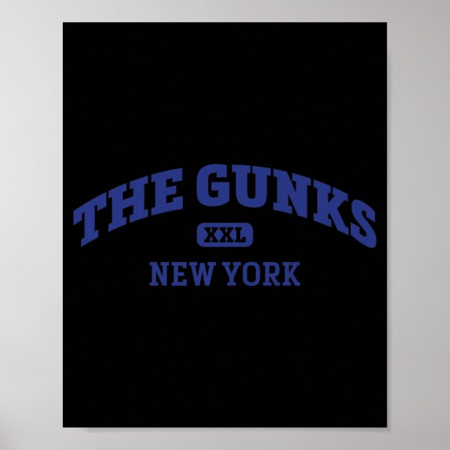 Affiche Le Gunks College Style Rock Escalade Area Design (Devant)