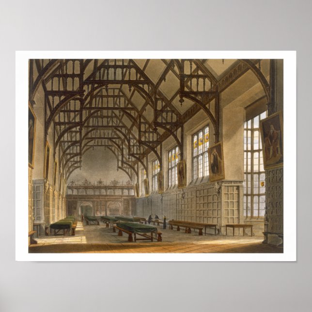 Affiche Le Hall of Trinity College, Cambridge, de (Devant)