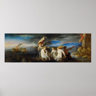 Affiche Le héros Domenico Fetti pleure le leader mort