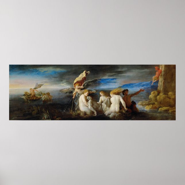 Affiche Le héros Domenico Fetti pleure le leader mort (Devant)