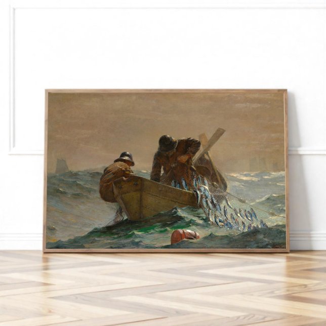 Affiche Le Herring Net, Winslow Homer (Créateur téléchargé)