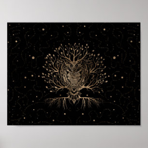 Affiche Le hibou d'or