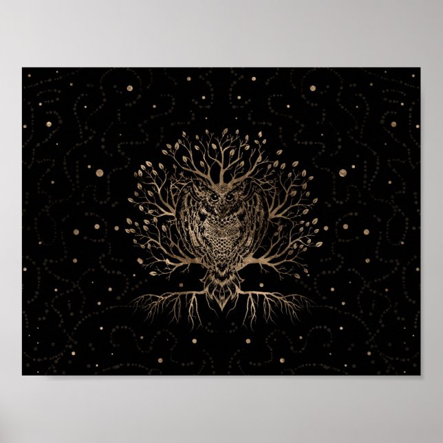 Affiche Le hibou d'or (Devant)