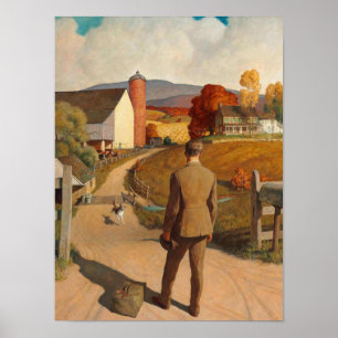 Affiche Le Homecoming, 1945 par Newell Convers Wyeth