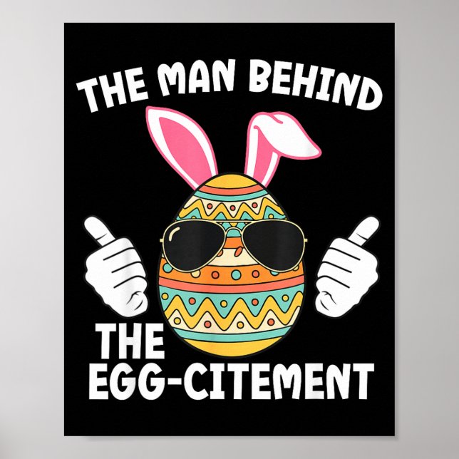 Affiche Le Homme Derrière Le Papa de Pâques Egg-citement (Devant)
