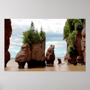 Affiche Le Hopewell Rocks Canada