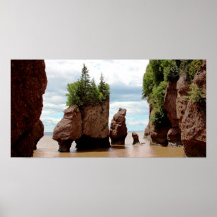 Affiche Le Hopewell Rocks Canada