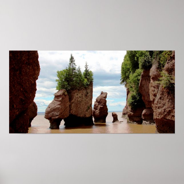 Affiche Le Hopewell Rocks Canada (Devant)
