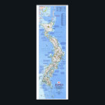 Affiche Le "Japon : CARTE géographique nationale à partir<br><div class="desc">Vibrant et frappant dans son détail, cette carte du Japon est apparue dans géographique national en juin de 1984 avec l'article "Hagi : Là où la révolution de Japans a commencé" et la carte historique du Japon. Une abondance de notes historiques et les points de repère rendent cette carte éducatif...</div>