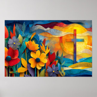Affiche Le Jardin au-delà de la Croix