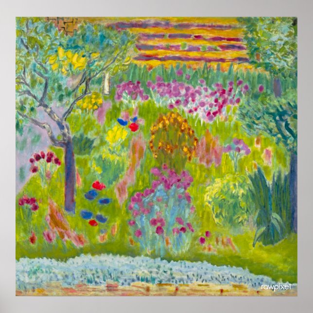 Affiche Le Jardin de Bonnard (Meilleure Résolution) (Devant)
