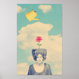 Affiche "Le jardin de cheveux "