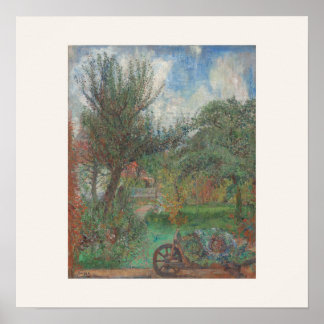 Affiche Le Jardin de la famille Rousseau - Carré