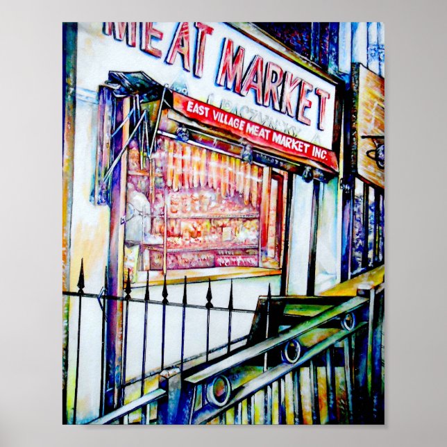 Affiche Le jardin de la sagesse de l'East Village (Devant)