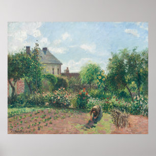 Affiche Le jardin de l'artiste à Eragny (1898)
