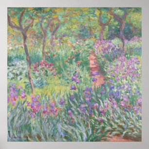 Affiche Le Jardin de l'artiste à Giverny de Monet