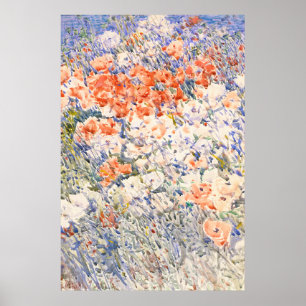 Affiche Le jardin de l'île de Childe Hassam.