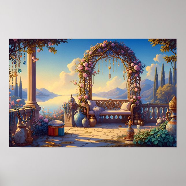 Affiche Le Jardin de Lumière Douce (Devant)