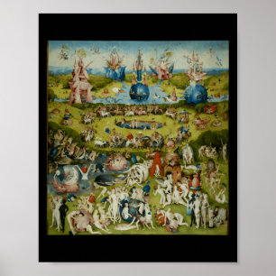 Affiche Le Jardin Des Délices Terrestres De Jérôme Bosch