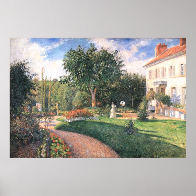 Affiche Le Jardin des Mathurins Camille Pissarro (Devant)