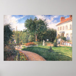Affiche Le Jardin des Mathurins Camille Pissarro