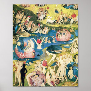 Affiche Le Jardin Des Plaisirs Terrestres Hieronymus Bosch